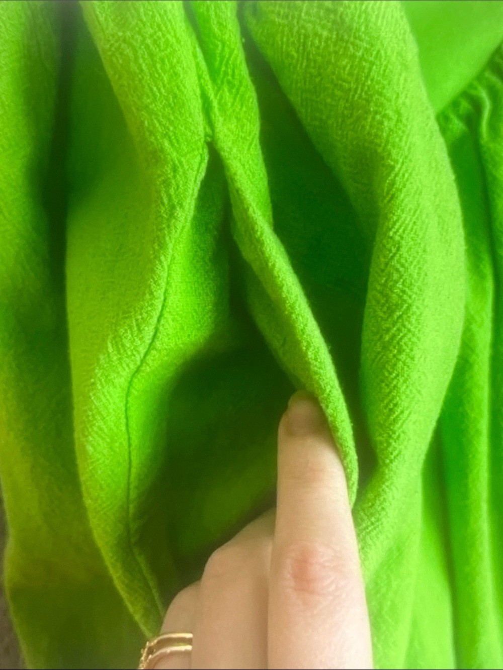 Free People Strapless Neon Green Midi Dress - Picture 3 of 6